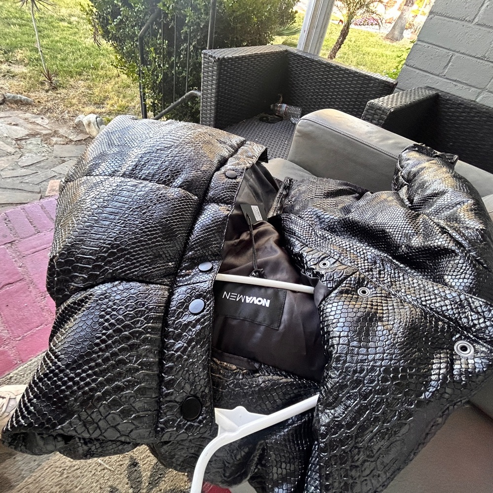 Snake skin Fashion nova Over sized jacket